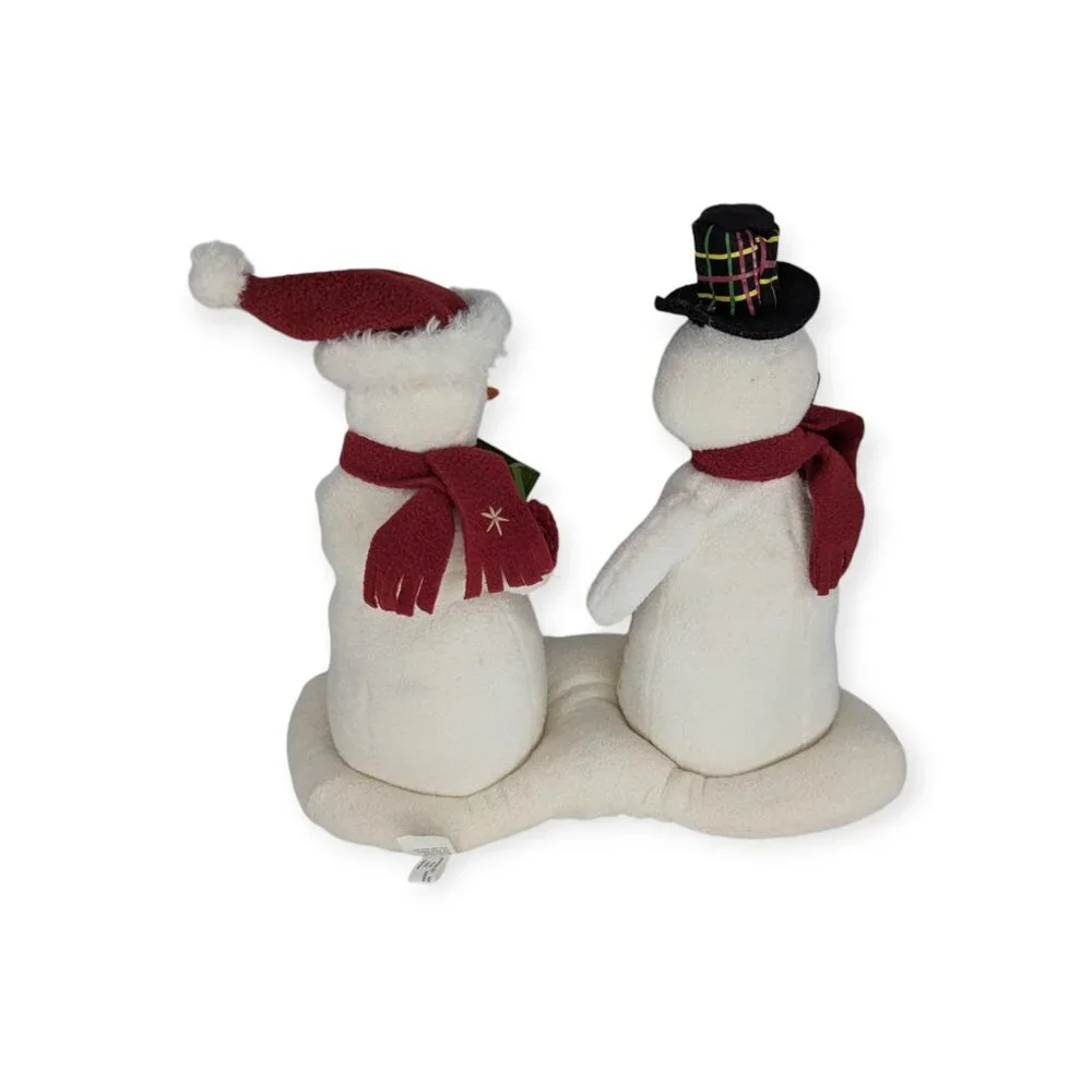 2003 Hallmark Jingle Pals Caroling Snowmen Couple 1st Christmas